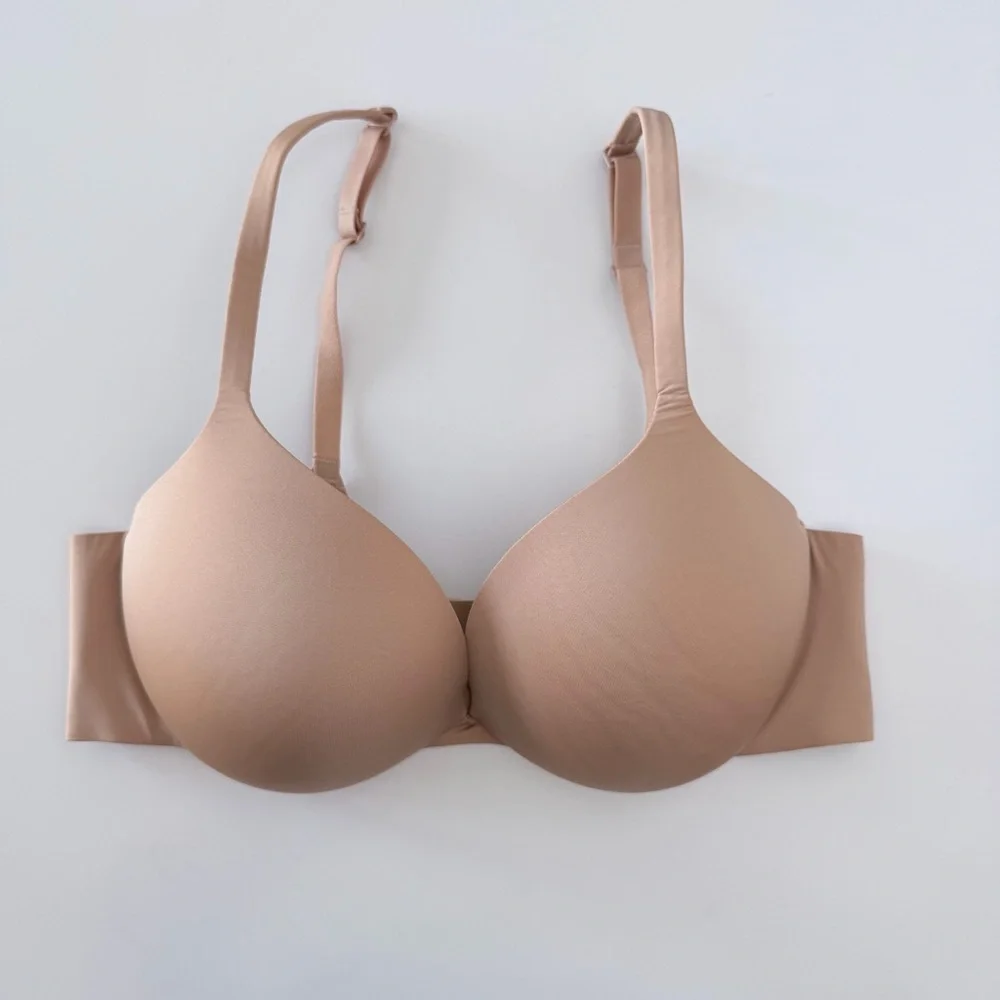 SKIMS Tan Teardrop Push-Up Bra Size 36C - Picture 2 of 6